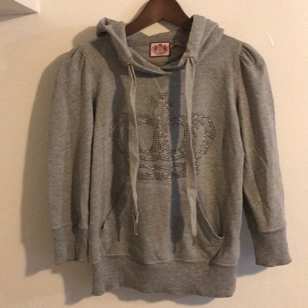 Vintage Y2K Juicy Couture Swarovski Crystal Hoodie